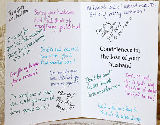 What NOT to Say to Someone Who Lost a Baby